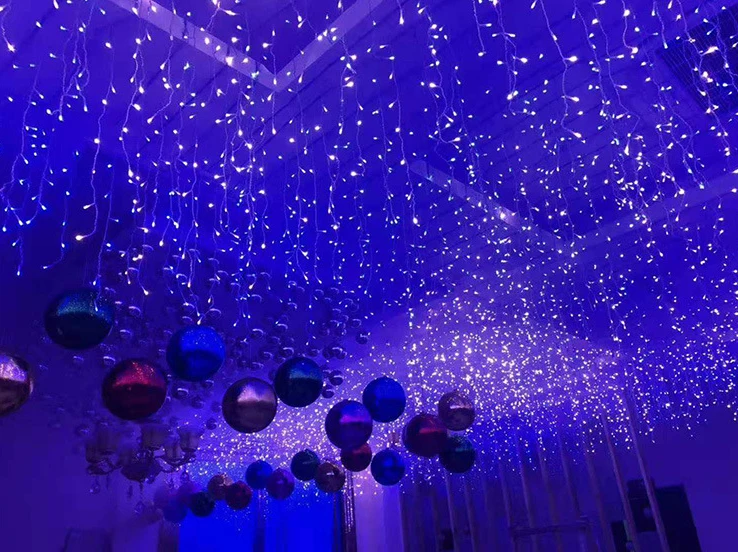 Christmas Lights Icicle Lights String Lights Hotel Birthday Pendant Outdoor Garden Decoration Romantic Holiday Lights
Christmas Lights Icicle Lights String Lights Hotel Birthday Pendant Outdoor Garden Decoration Romantic Holiday Lights