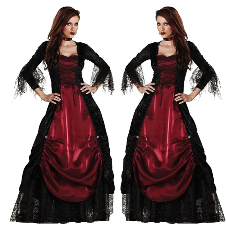 Halloween Witch Devil Costume Uniform Role Play Dress Cosplay Women's Traditional Ethnic Stage Costume
Halloween Witch Devil Costume Uniform Role Play Dress Cosplay Women's Traditional Ethnic Stage Costume