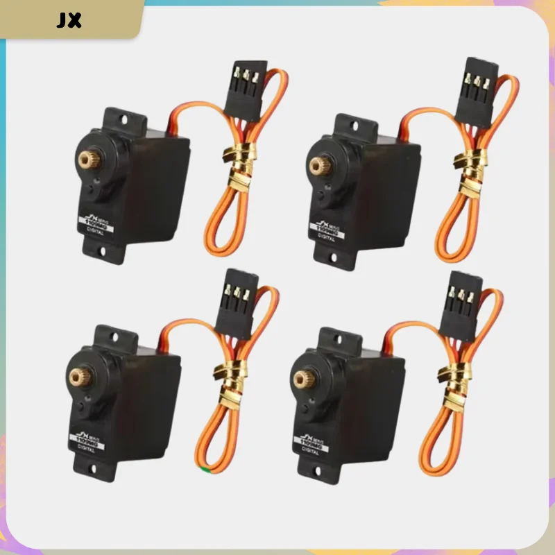 4PCS JX Servo PDI-1109MG 9g 2.5kg Metal Gear Digital Mini Servo for Fixed Wing 1/18 RC Car Boat Robot Arm Helicopter 
4PCS JX Servo PDI-1109MG 9g 2.5kg Metal Gear Digital Mini Servo for Fixed Wing 1/18 RC Car Boat Robot Arm Helicopter