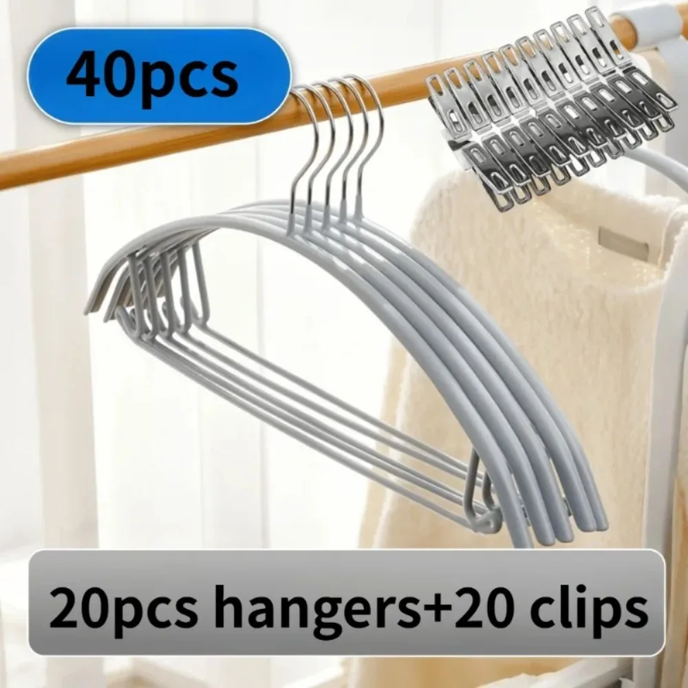 40pcs(20 Pieces Shoulder Pads+20),Matching Fix Clips,Gray Soft Shoulder Cushions, Prevent Clothes From Slipping Deforming Hanger
40pcs(20 Pieces Shoulder Pads+20),Matching Fix Clips,Gray Soft Shoulder Cushions, Prevent Clothes From Slipping Deforming Hanger