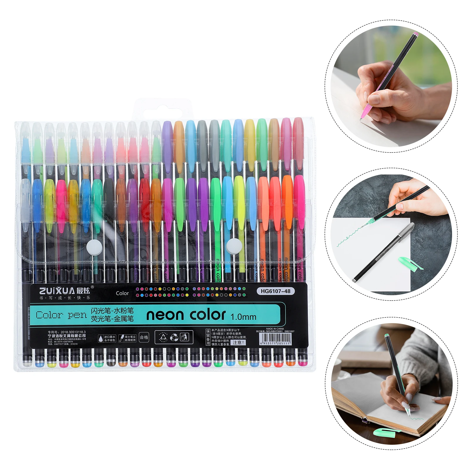 48 Pcs Painting Coloring Pens Markers Colorful Art Metallic Ink Neon Adult Drawing Water Based
48 Pcs Painting Coloring Pens Markers Colorful Art Metallic Ink Neon Adult Drawing Water Based
