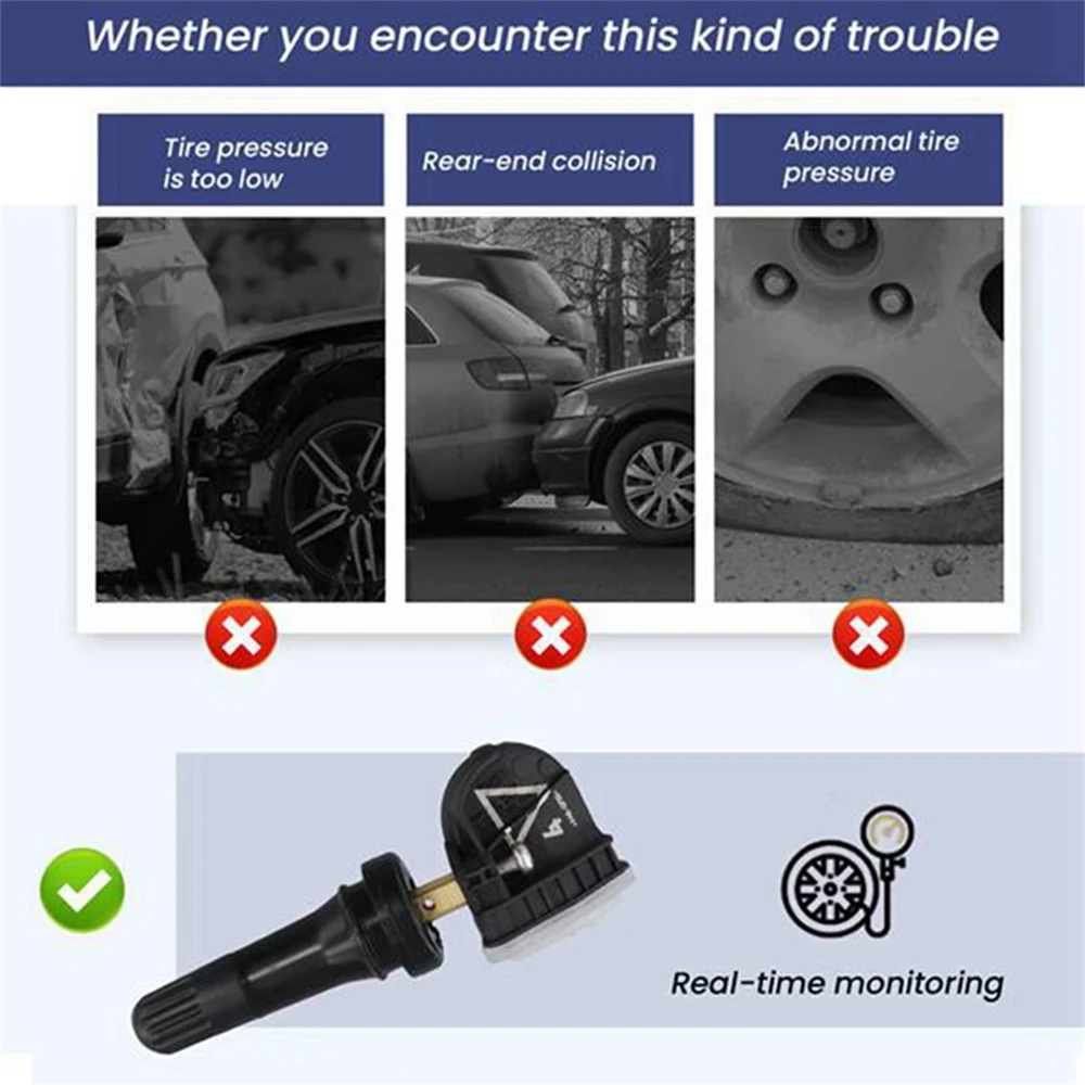 4PCS 13544442 Tire Pressure Sensor Monitoring System TPMS 433Mhz For GM Buick Chevrolet Cadillac CT6 Opel
4PCS 13544442 Tire Pressure Sensor Monitoring System TPMS 433Mhz For GM Buick Chevrolet Cadillac CT6 Opel