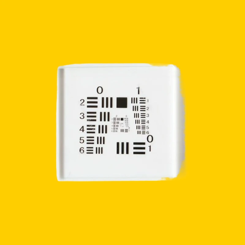 Тестовая плата с оптическим разрешением, мишень для проверки мощности, Usaf1951, калибровочная плата камеры машинного зрения, правильные детали 25*25
Тестовая плата с оптическим разрешением, мишень для проверки мощности, Usaf1951, калибровочная плата камеры машинного зрения, правильные детали 25*25