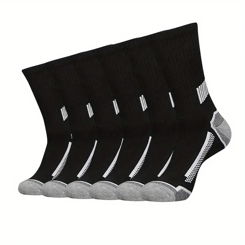 30Pairs New Men Long Sport Socks Compression Socks Breathable Basketball Socks Cushion Running Socks White/Black Plus Size 38-46
30Pairs New Men Long Sport Socks Compression Socks Breathable Basketball Socks Cushion Running Socks White/Black Plus Size 38-46