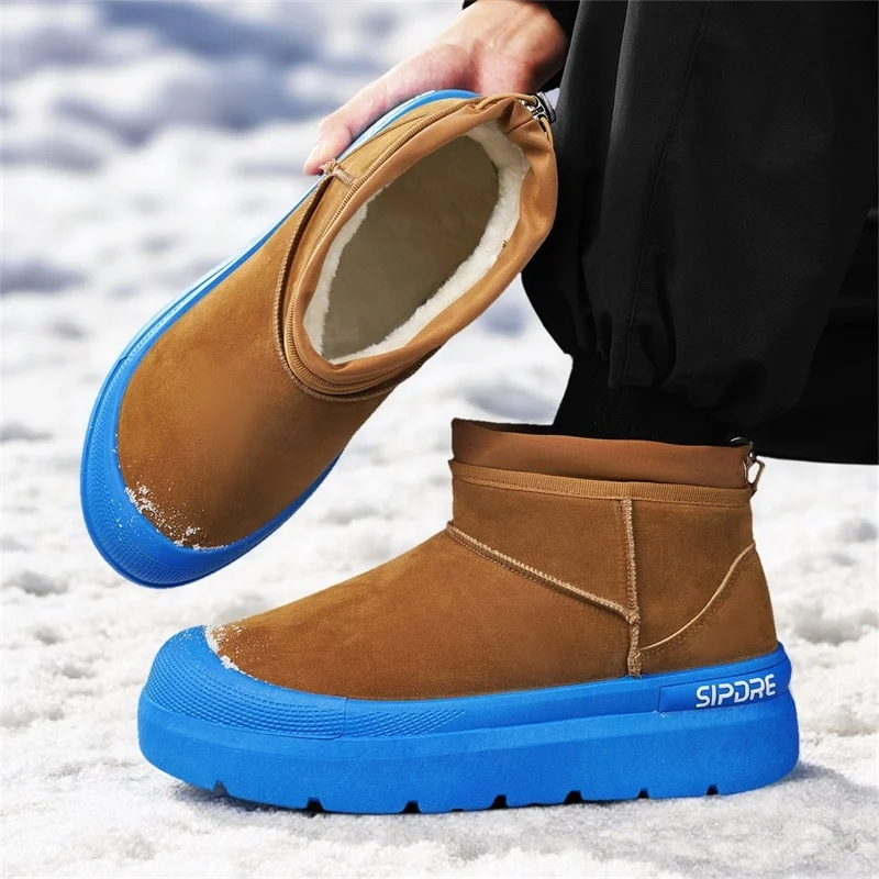 Winter New Couple's Snow Boots, Fleece Lined Thickened Warm Anti Cold Thick - Sole Height - Increasing Non - Slip Cotton Shoes
Winter New Couple's Snow Boots, Fleece Lined Thickened Warm Anti Cold Thick - Sole Height - Increasing Non - Slip Cotton Shoes
