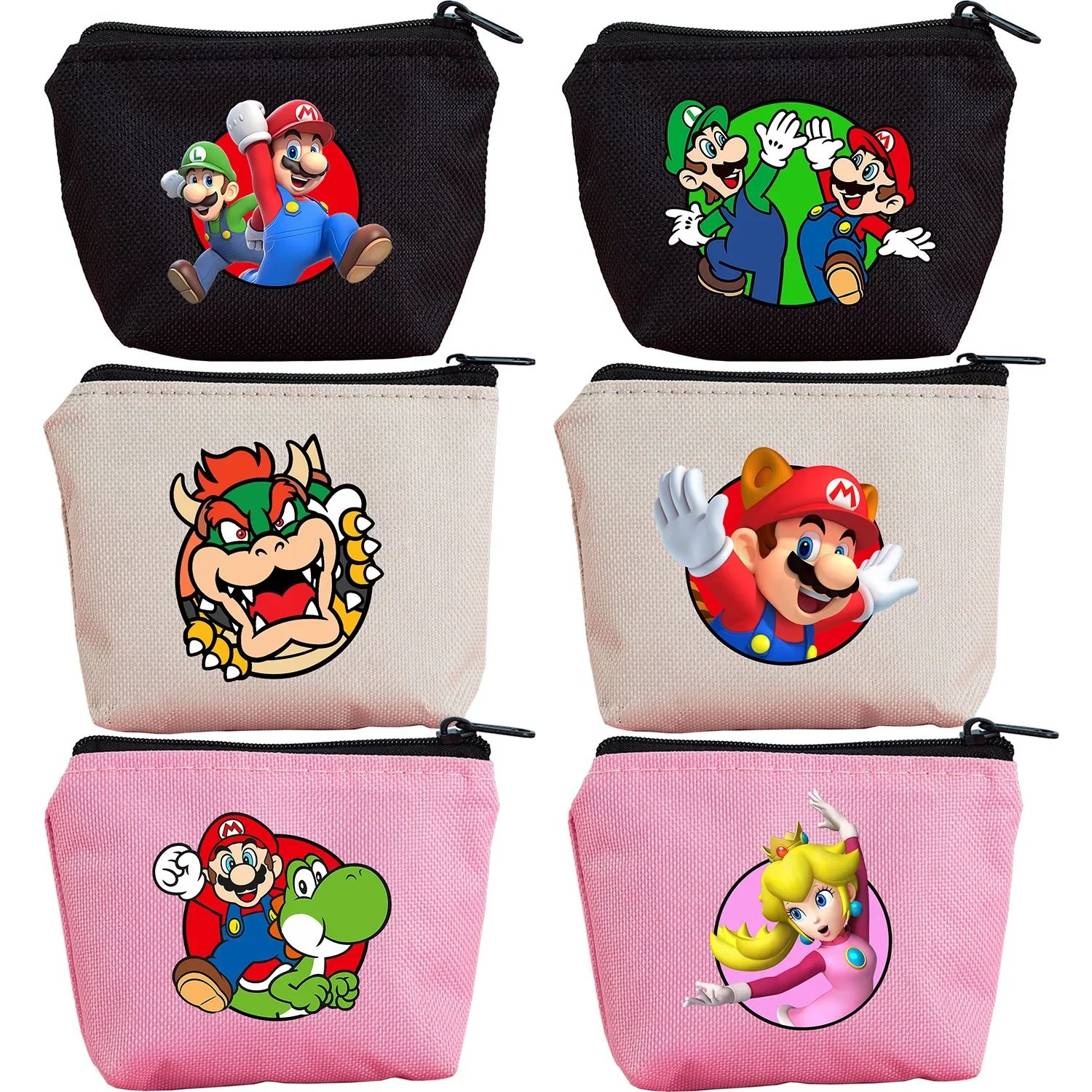 New Super Marios Bros Coin Purse Mini Bags Cute Anime Zipper Wallet Square Key Card Bag boy Storage Pocket Pack Card Holder Gift
New Super Marios Bros Coin Purse Mini Bags Cute Anime Zipper Wallet Square Key Card Bag boy Storage Pocket Pack Card Holder Gift