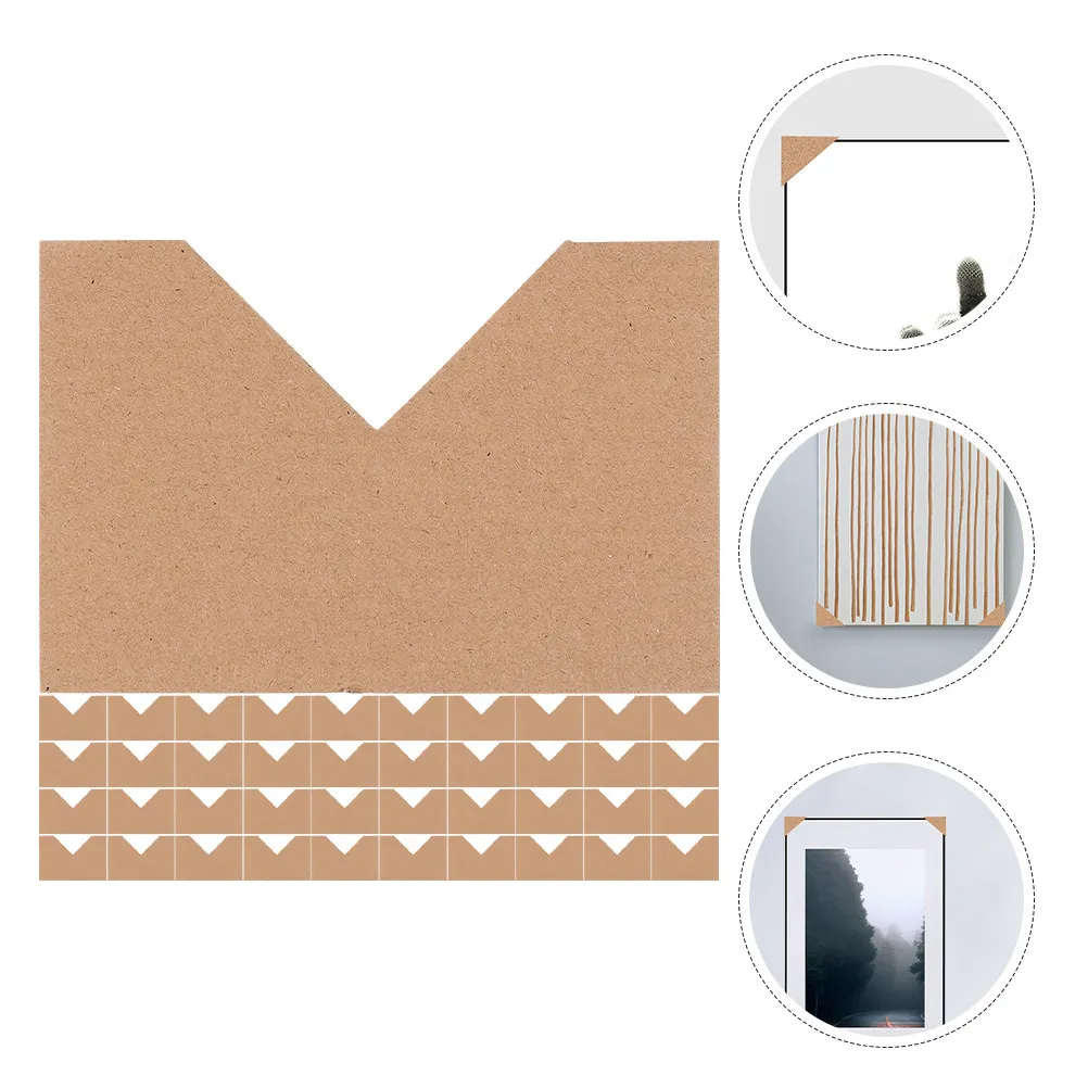 120Pcs Picture Frame Corner Protectors Paper Protective Corners for Shipping Artwork Packing Materials Moving Supplies
120Pcs Picture Frame Corner Protectors Paper Protective Corners for Shipping Artwork Packing Materials Moving Supplies