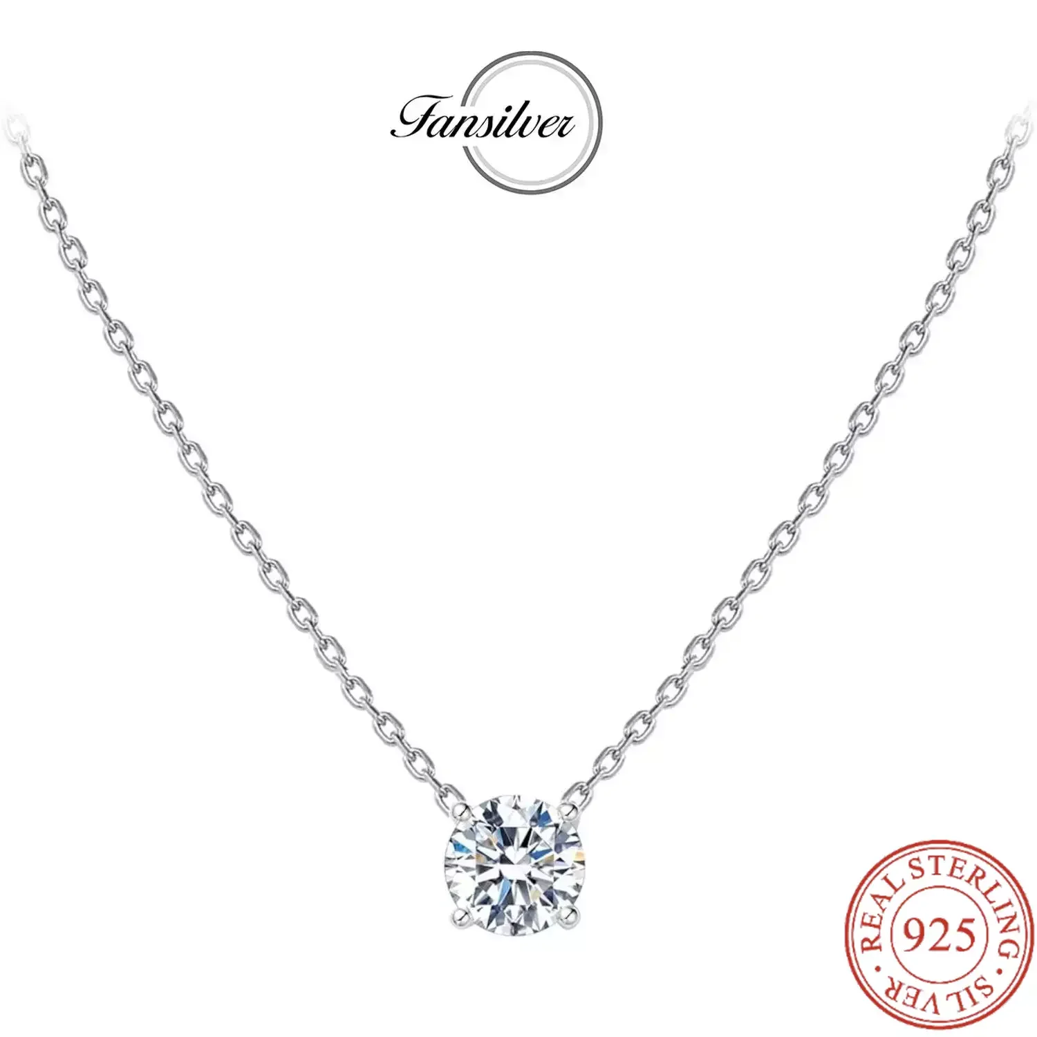 fansilver 925 Sterling Silver Necklace for Women 5mm Cubic Zirconia Pendant Adjustable Horseshoe Necklace with Rhodium Plated
fansilver 925 Sterling Silver Necklace for Women 5mm Cubic Zirconia Pendant Adjustable Horseshoe Necklace with Rhodium Plated