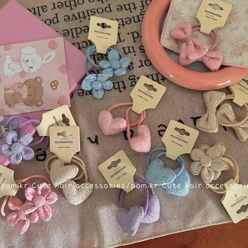 Girls Hair Band New Fashion Heart Flower Bow Soft Elastic No Hurt for Ponytail Ties Set
Girls Hair Band New Fashion Heart Flower Bow Soft Elastic No Hurt for Ponytail Ties Set