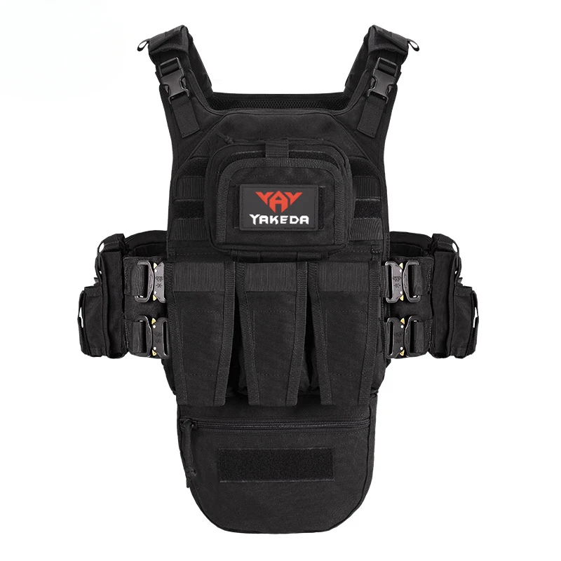 Быстросъемный тактический жилет с полной защитой MOLLE, сумка для воды, уличный тактический жилет
Быстросъемный тактический жилет с полной защитой MOLLE, сумка для воды, уличный тактический жилет