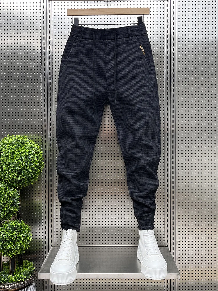 High Elastici Slim Fit Men's Casual Pants Trendy Brand Autumn New Sle Comfortable Stretchy Long Trousers Korean Nine-Piece
High Elastici Slim Fit Men's Casual Pants Trendy Brand Autumn New Sle Comfortable Stretchy Long Trousers Korean Nine-Piece