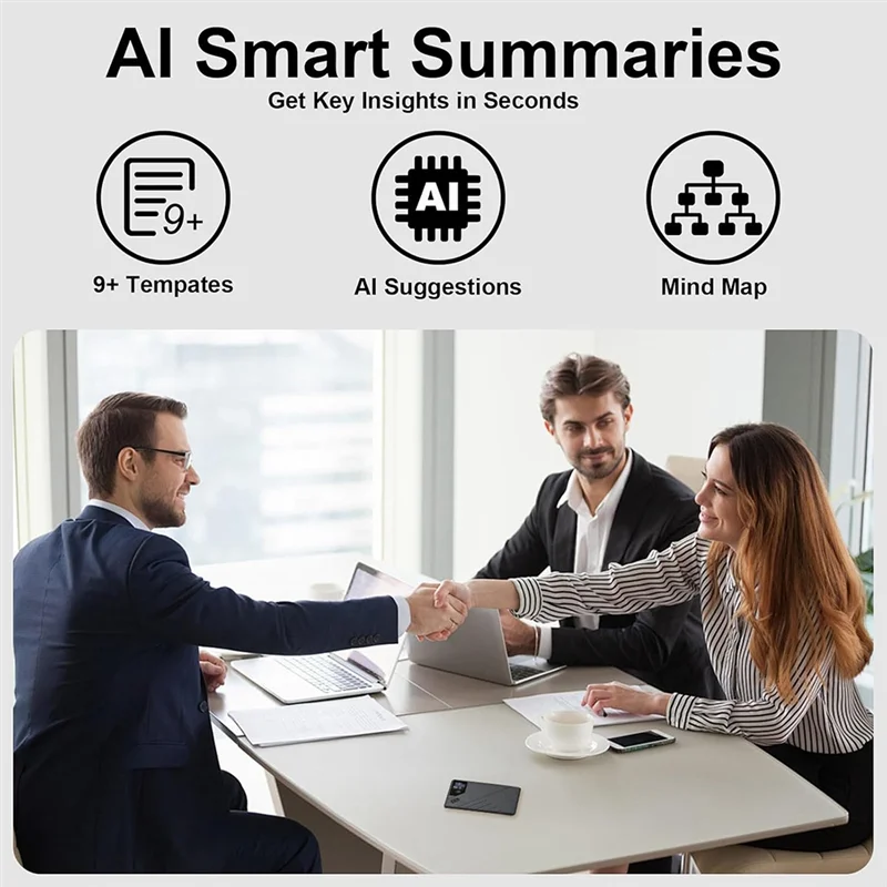 AS95-AI Voice Recorder Translation And Transcription Recorder Chatgpt 93 Languages 64GB For Lectures, Meetings, Calls
AS95-AI Voice Recorder Translation And Transcription Recorder Chatgpt 93 Languages 64GB For Lectures, Meetings, Calls