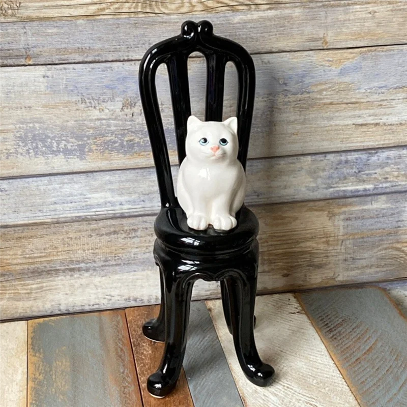 ABPQ-Cat And Chair Figurine Vintage Decorative Ornaments Home Decoration Desktop Ornaments Exquisite Gift
ABPQ-Cat And Chair Figurine Vintage Decorative Ornaments Home Decoration Desktop Ornaments Exquisite Gift