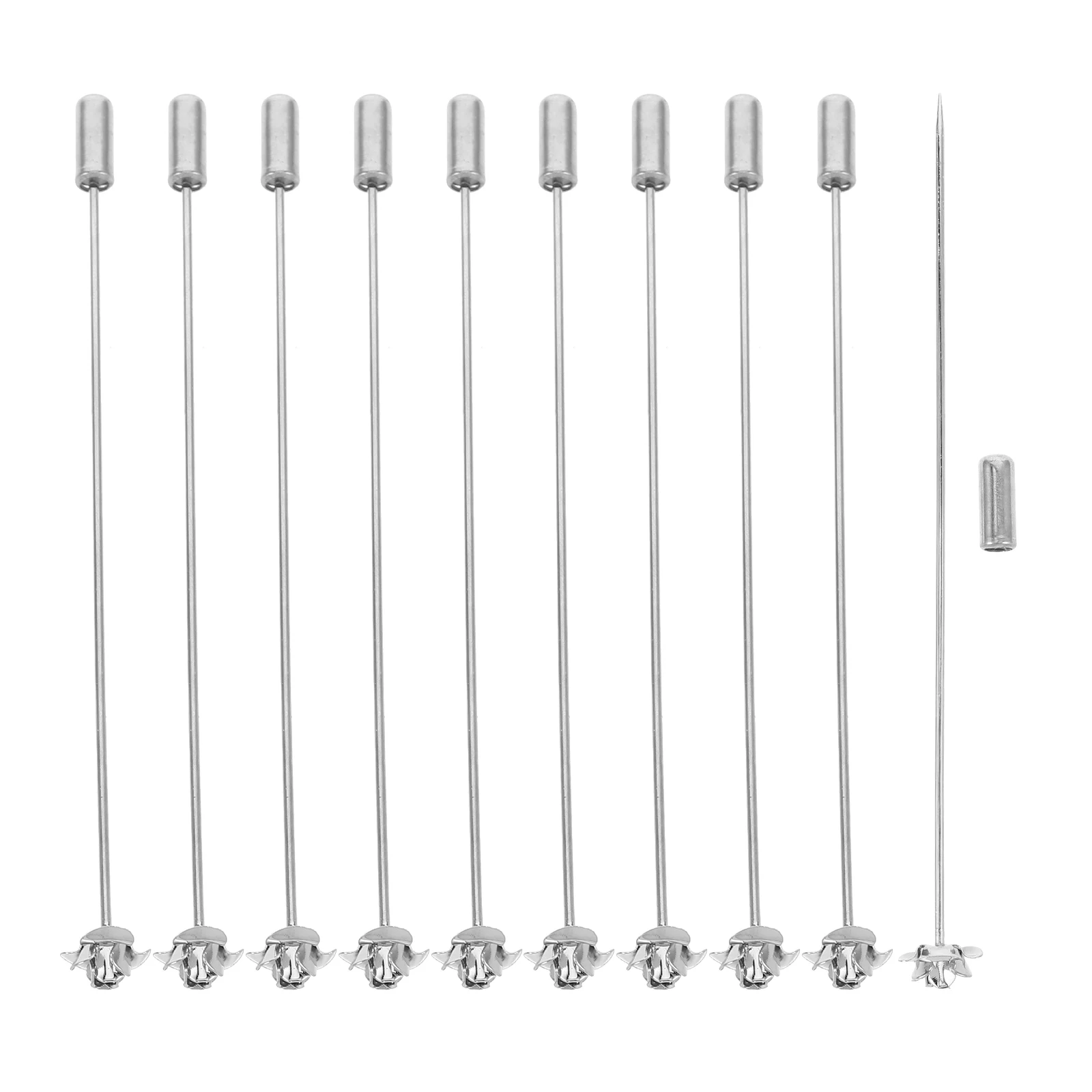 10Pcs Round Head Safety Lapel Brooch Pins DIY Craft Jewelry Accessories for Clothing Hats Bags Handmade Stick Pins
10Pcs Round Head Safety Lapel Brooch Pins DIY Craft Jewelry Accessories for Clothing Hats Bags Handmade Stick Pins