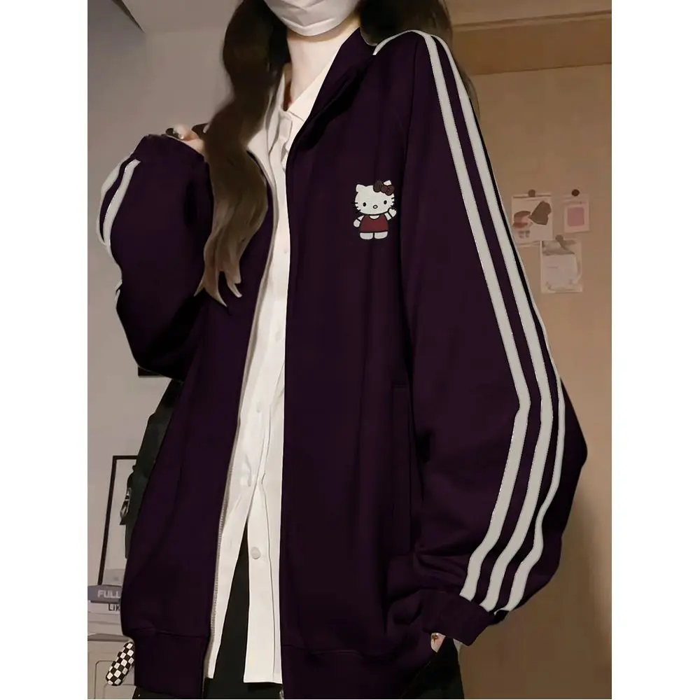 Hello Kitty Loose Coat Printing Stand Collar Commuting Sports Style Tops New Fashion Comfortable Versatile Couple Jacket
Hello Kitty Loose Coat Printing Stand Collar Commuting Sports Style Tops New Fashion Comfortable Versatile Couple Jacket