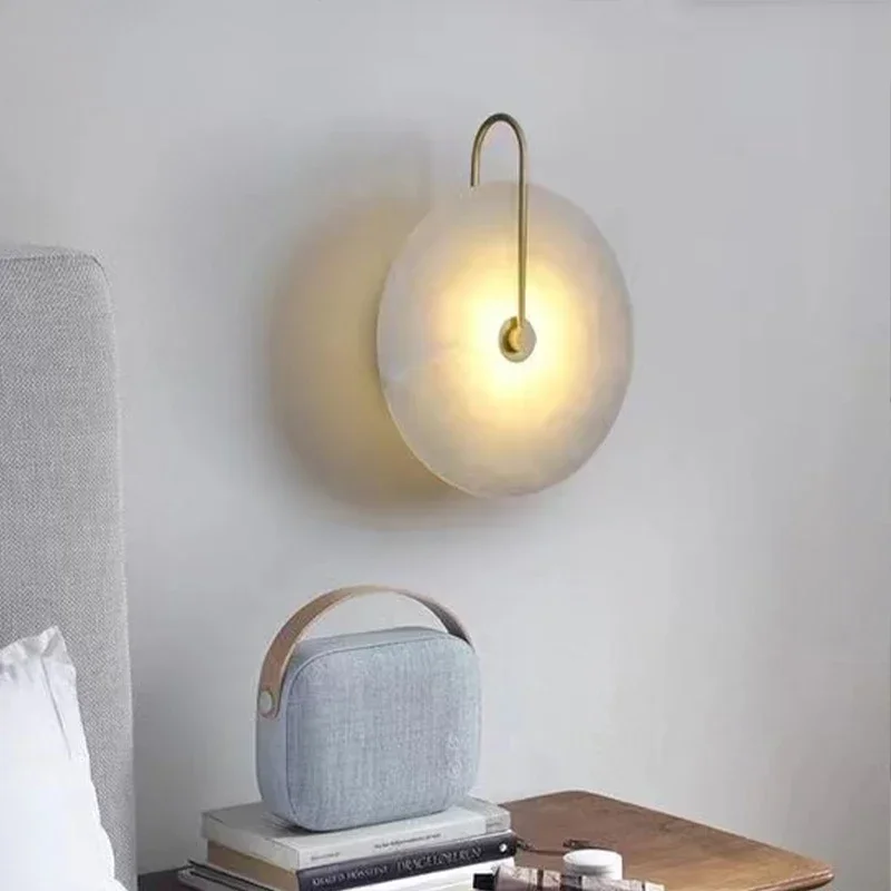 Modern Decor Marble Wall Lamp Stone LED Wall Sconce Lighting Fixture Home Decor Bedroom Bedside Indoor Wall Lights
Modern Decor Marble Wall Lamp Stone LED Wall Sconce Lighting Fixture Home Decor Bedroom Bedside Indoor Wall Lights