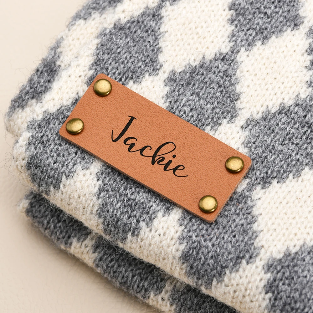Custom Leather Labels - Laser Engraved, Eco - friendly Genuine Leather - for Clothing, Home Decor & DIY - 1"x2.28" - Free Rivets
Custom Leather Labels - Laser Engraved, Eco - friendly Genuine Leather - for Clothing, Home Decor & DIY - 1"x2.28" - Free Rivets