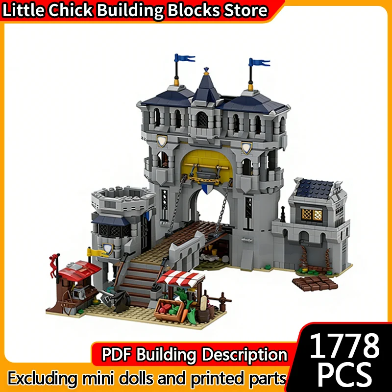 Medieval Castle Model MOC Building Bricks Giant Castle Gate Modular Technology Children Holiday Gifts Assemble Toys Suit
Medieval Castle Model MOC Building Bricks Giant Castle Gate Modular Technology Children Holiday Gifts Assemble Toys Suit