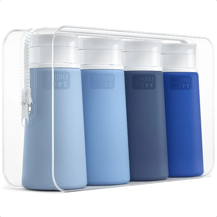 Valourgo Travel Bottles for Toiletries Tsa Approved 3.4oz Portable Travel Bottles BPA Free Leak Proof Travel Tubes Refillable T
Valourgo Travel Bottles for Toiletries Tsa Approved 3.4oz Portable Travel Bottles BPA Free Leak Proof Travel Tubes Refillable T