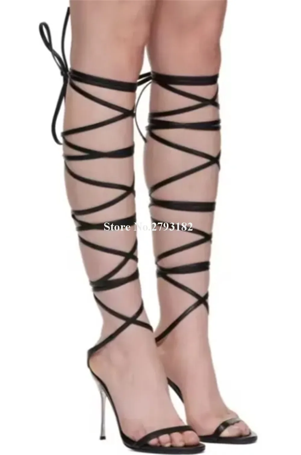 Сексуальные женские сапоги-гладиаторы с черными ремешками и перекрестным каблуком на шпильке, длинные сандалии на тонком каблуке с открытым носком и шнуровкой
Сексуальные женские сапоги-гладиаторы с черными ремешками и перекрестным каблуком на шпильке, длинные сандалии на тонком каблуке с открытым носком и шнуровкой