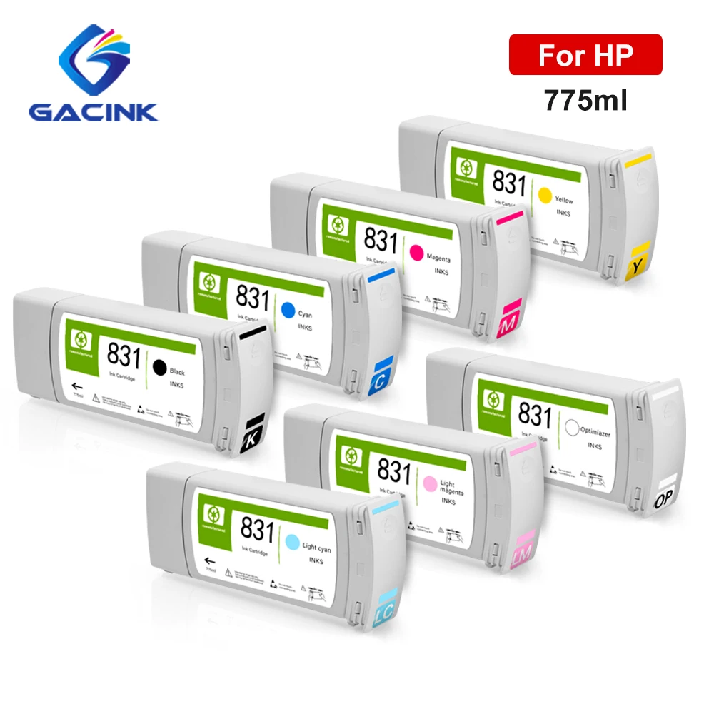 Compatible Ink Cartridge With Latex Ink For HP 831 For HP Latex 310 330 360 Printers With Stable One Time Use Chip 775ML/PC
Compatible Ink Cartridge With Latex Ink For HP 831 For HP Latex 310 330 360 Printers With Stable One Time Use Chip 775ML/PC