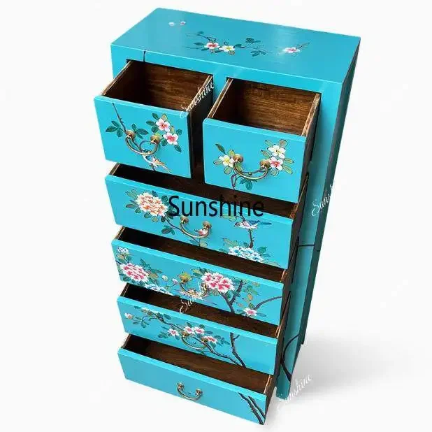 Painted against the wall Bedroom locker Home living room Vintage storage cabinet
Painted against the wall Bedroom locker Home living room Vintage storage cabinet