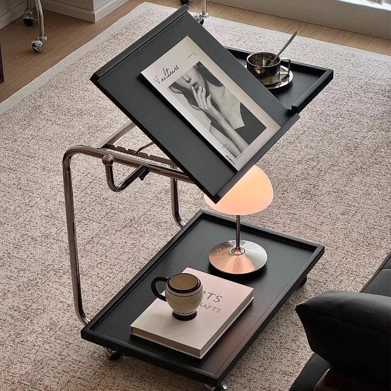 Solid wood movable side few living room home trolley multi-functional sofa side cabinet
Solid wood movable side few living room home trolley multi-functional sofa side cabinet