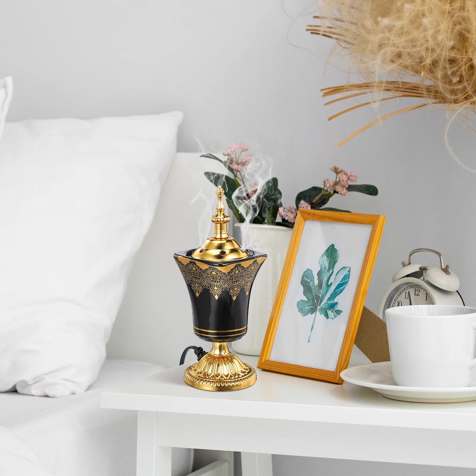 Electric Incense Burner Iron Ceramic Plug In Aroma Diffuser For Home Office Yoga Room Decorative Censer Retro Burner
Electric Incense Burner Iron Ceramic Plug In Aroma Diffuser For Home Office Yoga Room Decorative Censer Retro Burner