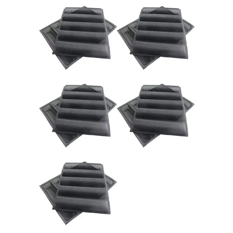 VEHO-10Pcs Silicone Perforated Baking Forms Sandwich Mold French Baguette Bread Pan Food Mat 5 Loaf Non-Stick Baking Liners
VEHO-10Pcs Silicone Perforated Baking Forms Sandwich Mold French Baguette Bread Pan Food Mat 5 Loaf Non-Stick Baking Liners