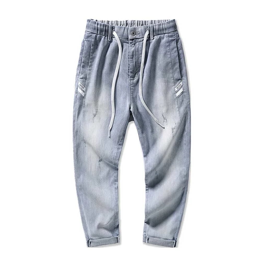 Fashion Skinny Jeans Men Denim Pants Loose Baggy Ankle-Length Casual Trousers Korean Trendy Man Clothing
Fashion Skinny Jeans Men Denim Pants Loose Baggy Ankle-Length Casual Trousers Korean Trendy Man Clothing