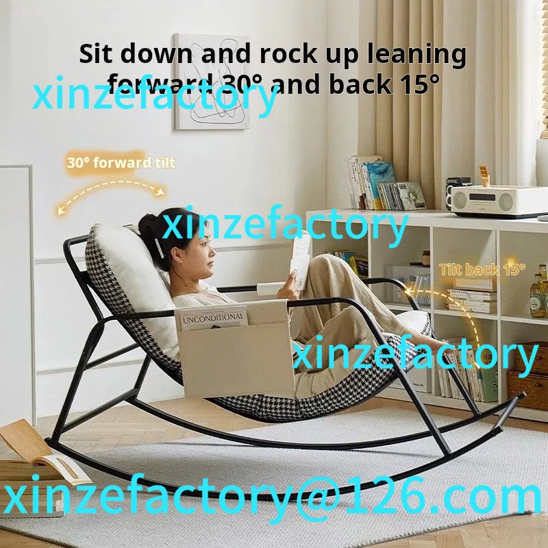 Customizable Balcony Dual Use Rocking Chair Comfortable Recliner Home Leisure Chair Living Room Break Lazy Rocking Chair
Customizable Balcony Dual Use Rocking Chair Comfortable Recliner Home Leisure Chair Living Room Break Lazy Rocking Chair