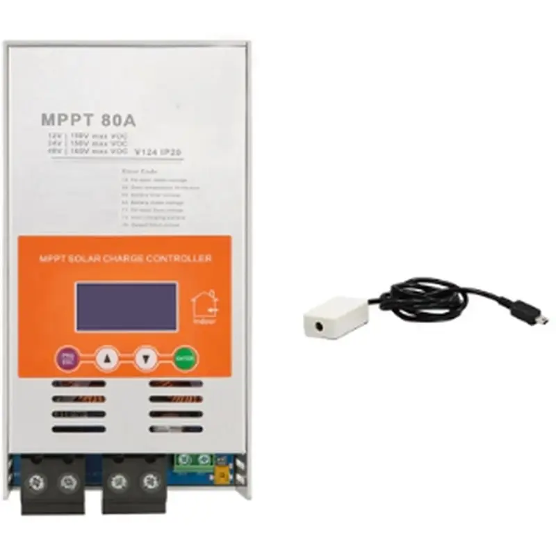 FULL-80A With Wifi MPPT Solar Charge Controller, V124 Solar Charge Controller, 12V/24V/48V Auto, For Lithium, Lifepo4, AGM
FULL-80A With Wifi MPPT Solar Charge Controller, V124 Solar Charge Controller, 12V/24V/48V Auto, For Lithium, Lifepo4, AGM