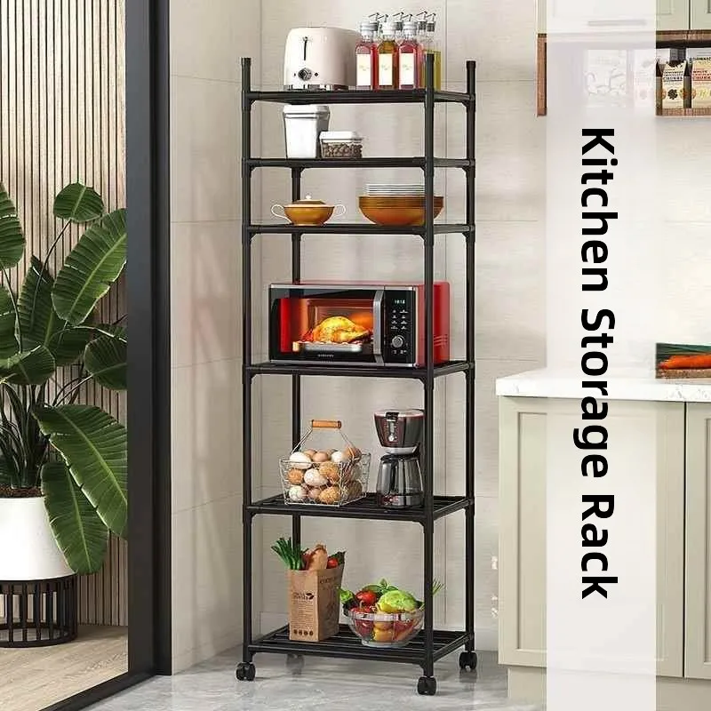 Thiened Kitchen Multi-layer Storage Ra Microwave Oven Stand elf Multifunctional Carbon Steel Ra for Home Use
Thiened Kitchen Multi-layer Storage Ra Microwave Oven Stand elf Multifunctional Carbon Steel Ra for Home Use
