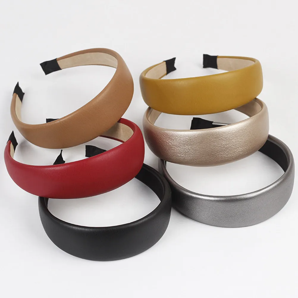 2Pcs Wide Hairbands PU Non-Slip Vintage Headbands Comfortable Lightweight Women Gift Party Wear Sponge Headband
2Pcs Wide Hairbands PU Non-Slip Vintage Headbands Comfortable Lightweight Women Gift Party Wear Sponge Headband