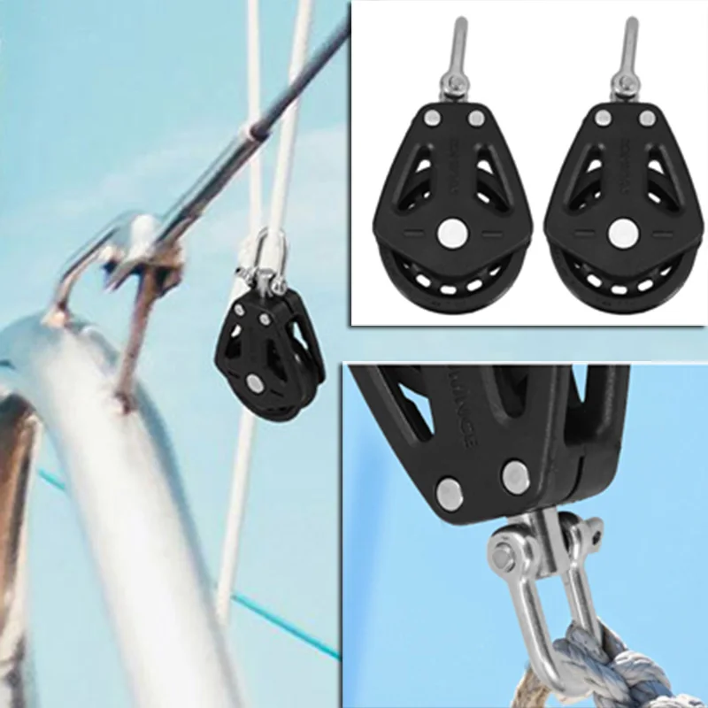 2 Pcs Pulley Bearing Boat Single Accessories Exercise Kayak Pulling Rope Roller Nylon Kayak Parts Rope 316 Stainless Steel Block
2 Pcs Pulley Bearing Boat Single Accessories Exercise Kayak Pulling Rope Roller Nylon Kayak Parts Rope 316 Stainless Steel Block