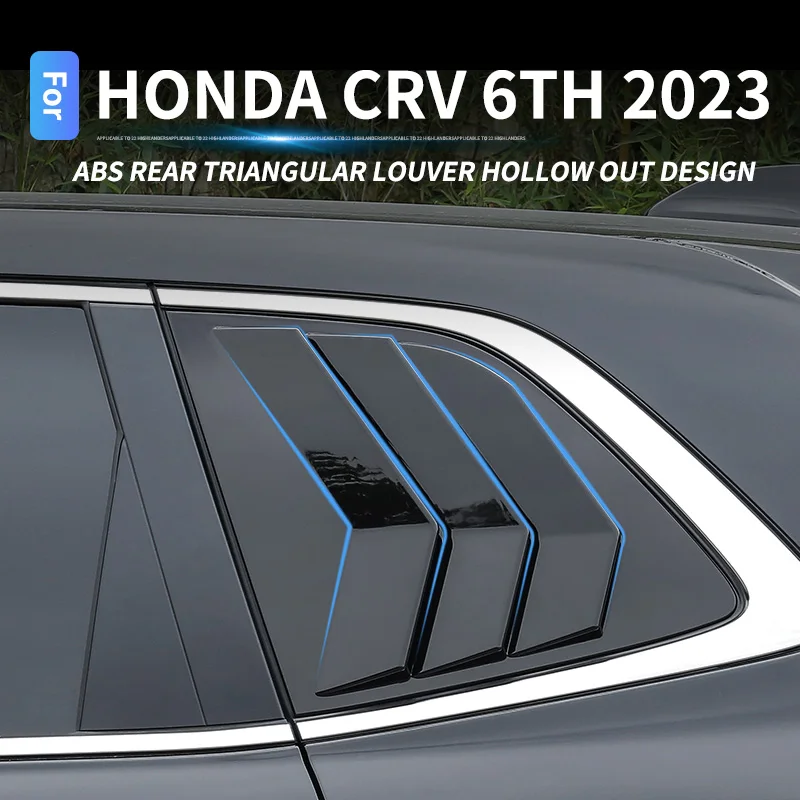 ABS Car Rear triangular blinds For Honda CRV 2023 2024 2025 CR-V 6th trunk glass window sticker exter modification accessories
ABS Car Rear triangular blinds For Honda CRV 2023 2024 2025 CR-V 6th trunk glass window sticker exter modification accessories
