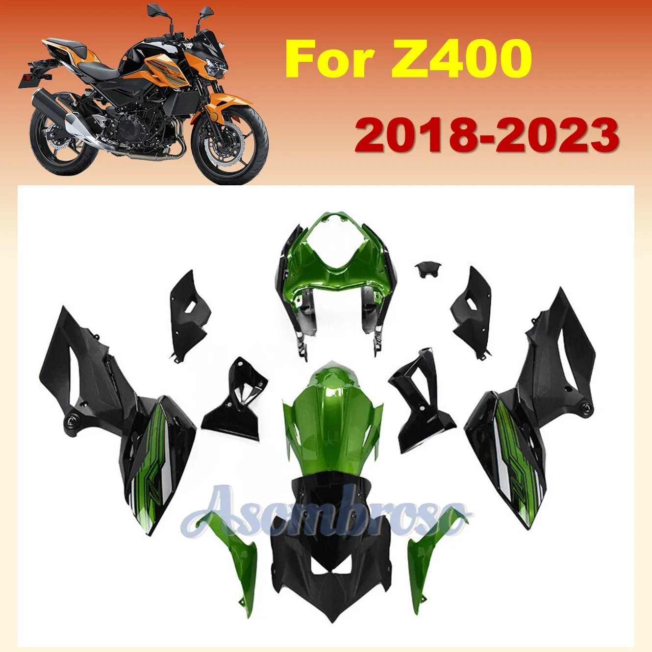 АБС-пластик для Z400 2018 2019 2020 2021 2022 2023 Z 400 комплект обтекателя кузова мотоцикла зеленый черный
АБС-пластик для Z400 2018 2019 2020 2021 2022 2023 Z 400 комплект обтекателя кузова мотоцикла зеленый черный