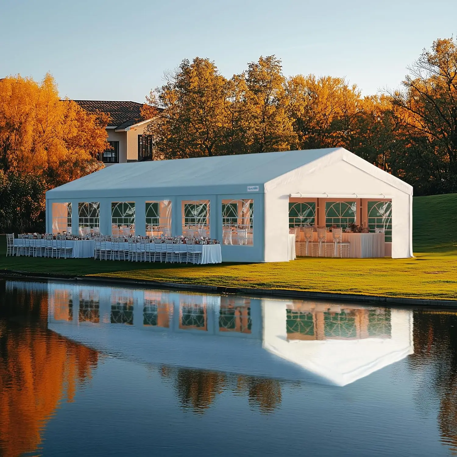 20x40ft Party Tent Heavy Duty Outdoor Canopy Tent Carport Wedding Event Shelter BBQ Wedding Tents for Parties with, Customized
20x40ft Party Tent Heavy Duty Outdoor Canopy Tent Carport Wedding Event Shelter BBQ Wedding Tents for Parties with, Customized