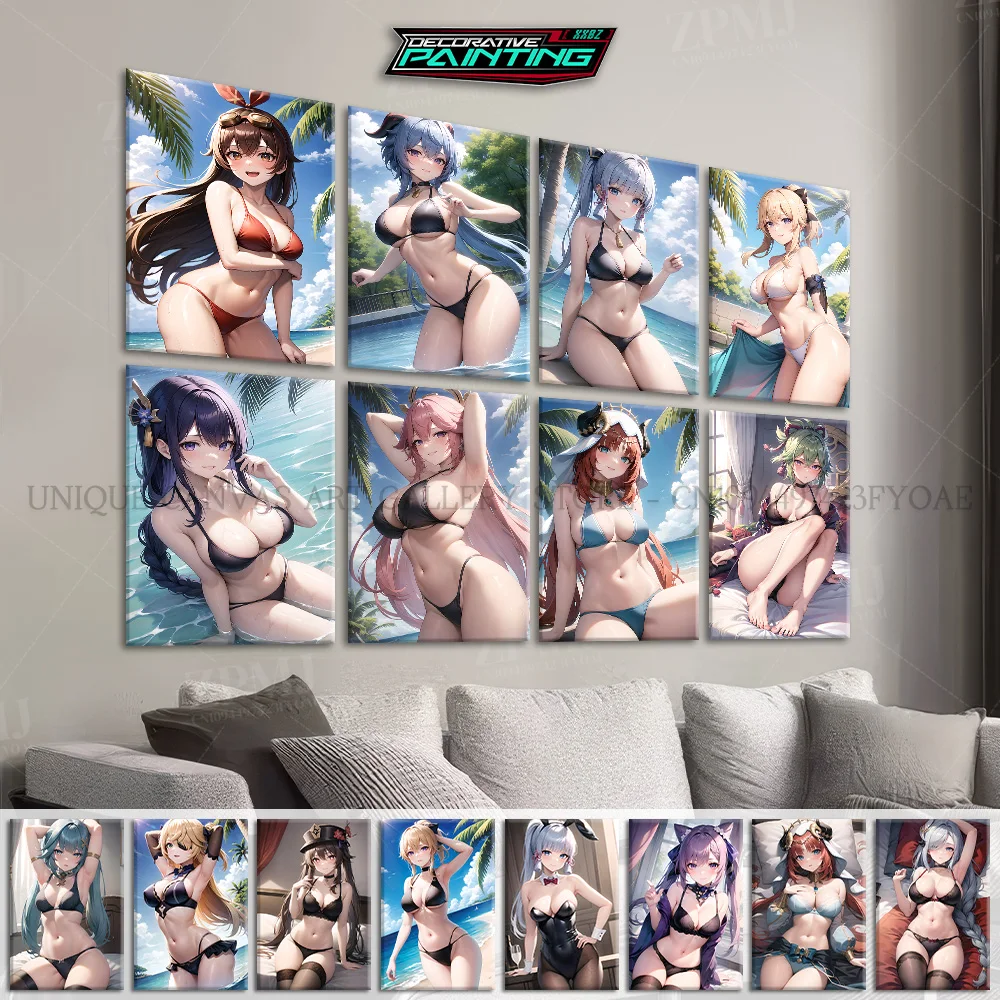 Genshin Impact Canvas Poster Hot Game Painting Sexy Keqing Figures Wall Art Prints Pictures Home Decoration Living Room No Frame
Genshin Impact Canvas Poster Hot Game Painting Sexy Keqing Figures Wall Art Prints Pictures Home Decoration Living Room No Frame