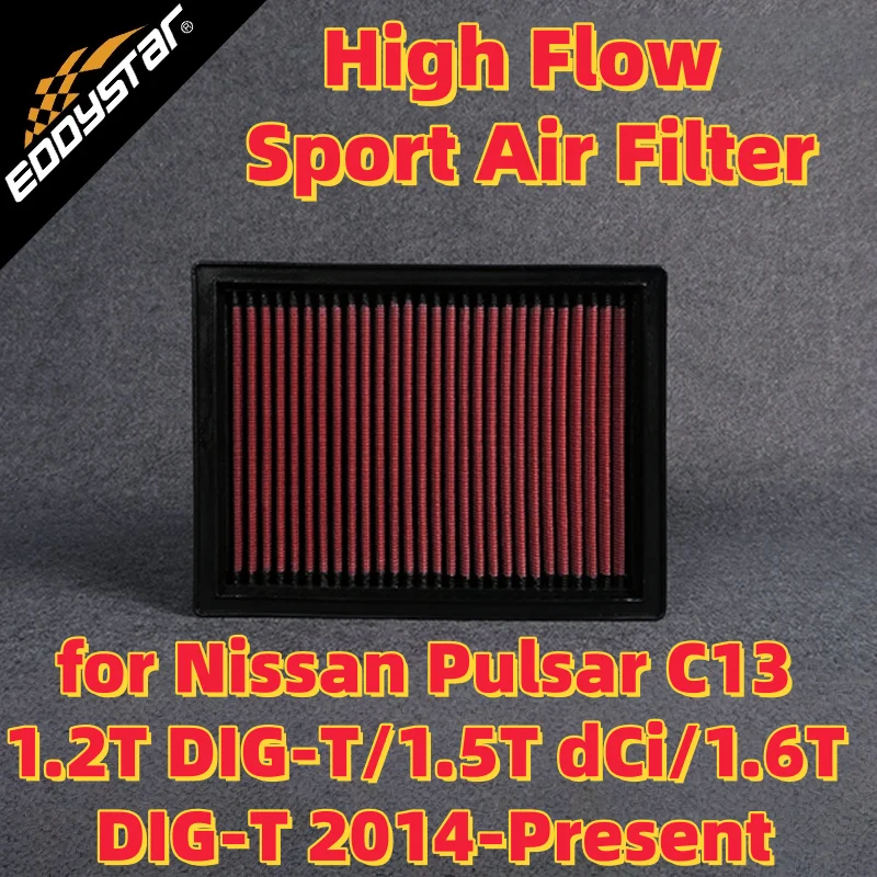 Спортивный воздушный фильтр с высоким расходом для Nissan Pulsar C13 1,2T DIG-T/1,5T dCi/1,6T DIG-T 2014 г. моющиеся гоночные впускные фильтры
Спортивный воздушный фильтр с высоким расходом для Nissan Pulsar C13 1,2T DIG-T/1,5T dCi/1,6T DIG-T 2014 г. моющиеся гоночные впускные фильтры