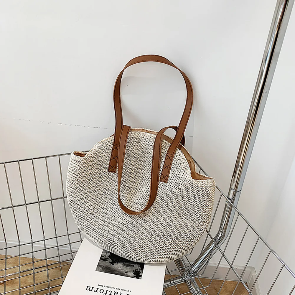 Handmade Woven Boho Summer Shoulder Bag Vacation Casual Tote Straw Beach Handbag
Handmade Woven Boho Summer Shoulder Bag Vacation Casual Tote Straw Beach Handbag