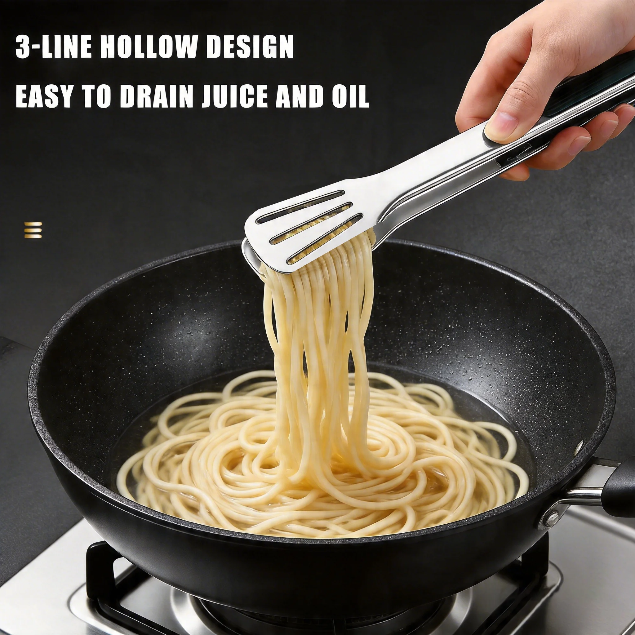 Multi-color BBQ skewers, household stainless steel food tongs, steak and bread holders, cooking utensils, kitchen accessories
Multi-color BBQ skewers, household stainless steel food tongs, steak and bread holders, cooking utensils, kitchen accessories