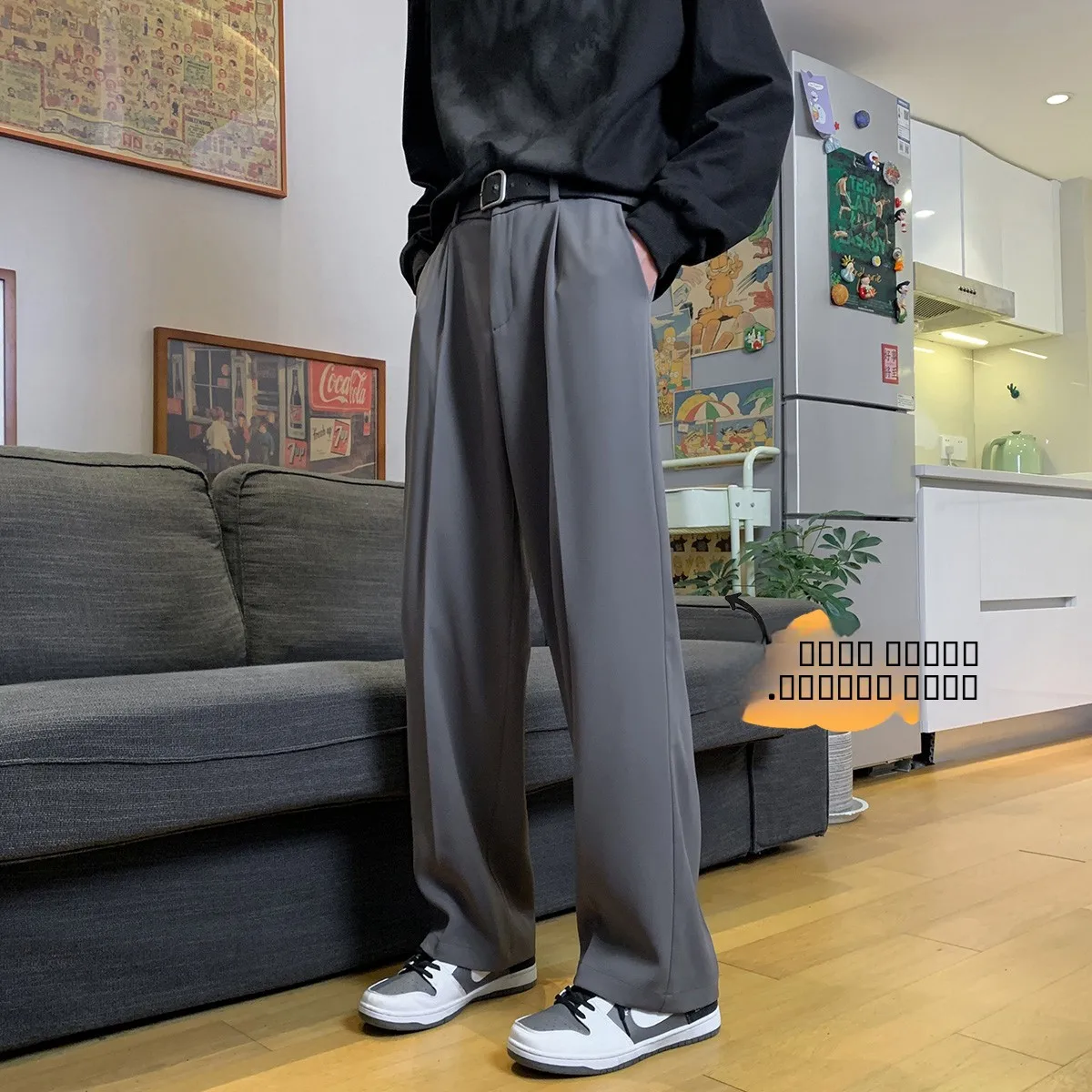Naples Men's Oversize Fleece Lined Straight Leg Casual Pants Drapey Thick Autumn Winter Fashionable Loose Fit Straight Tube T...
Naples Men's Oversize Fleece Lined Straight Leg Casual Pants Drapey Thick Autumn Winter Fashionable Loose Fit Straight Tube T...