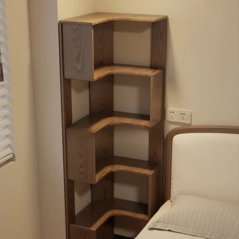 Corner cabinet against wall wall Corner storage shelf Bookshelf Living room storage rack Solid wood shelf Corner cabinet Multi-l
Corner cabinet against wall wall Corner storage shelf Bookshelf Living room storage rack Solid wood shelf Corner cabinet Multi-l