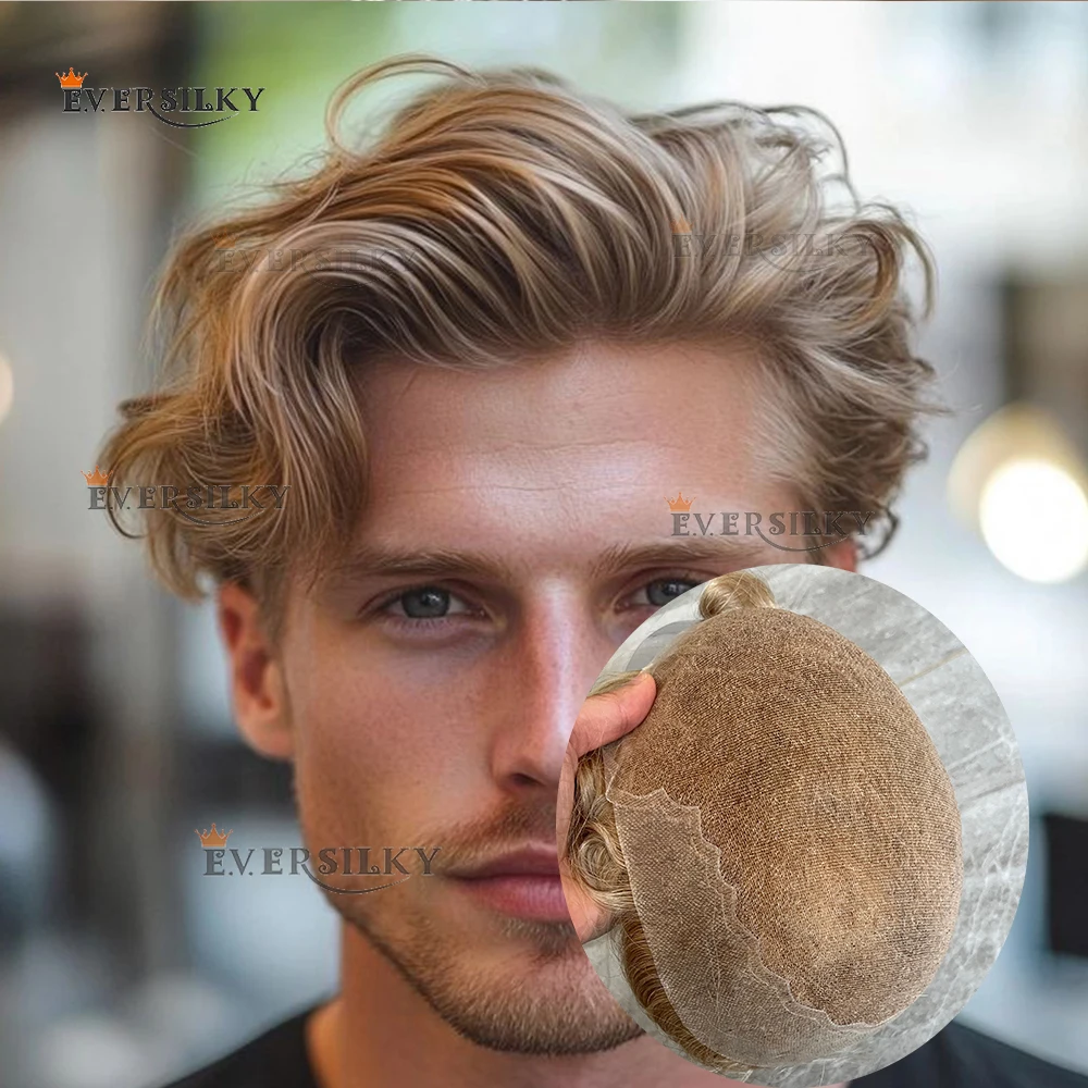 Natural Hairline Light Brown Blonde Hair Breathable Q6 Human Hair Toupee 1B20 1B50 Grey Black Men Bleach Knots Swiss Lace Prosth
Natural Hairline Light Brown Blonde Hair Breathable Q6 Human Hair Toupee 1B20 1B50 Grey Black Men Bleach Knots Swiss Lace Prosth