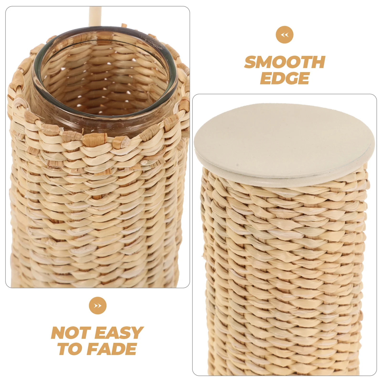 Wall Vase Decor Woven Flower Holder Tube Simple Design Exquisite Craftsmanship Home Decor Living Room Kitchen Bedroom Stylish 
Wall Vase Decor Woven Flower Holder Tube Simple Design Exquisite Craftsmanship Home Decor Living Room Kitchen Bedroom Stylish