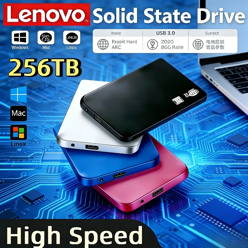 Внешний корпус для SSD-накопителя Lenovo USB 3.0, высокоскоростной, 256 ТБ, мобильный, с кабелем, из ABS-пластика
Внешний корпус для SSD-накопителя Lenovo USB 3.0, высокоскоростной, 256 ТБ, мобильный, с кабелем, из ABS-пластика