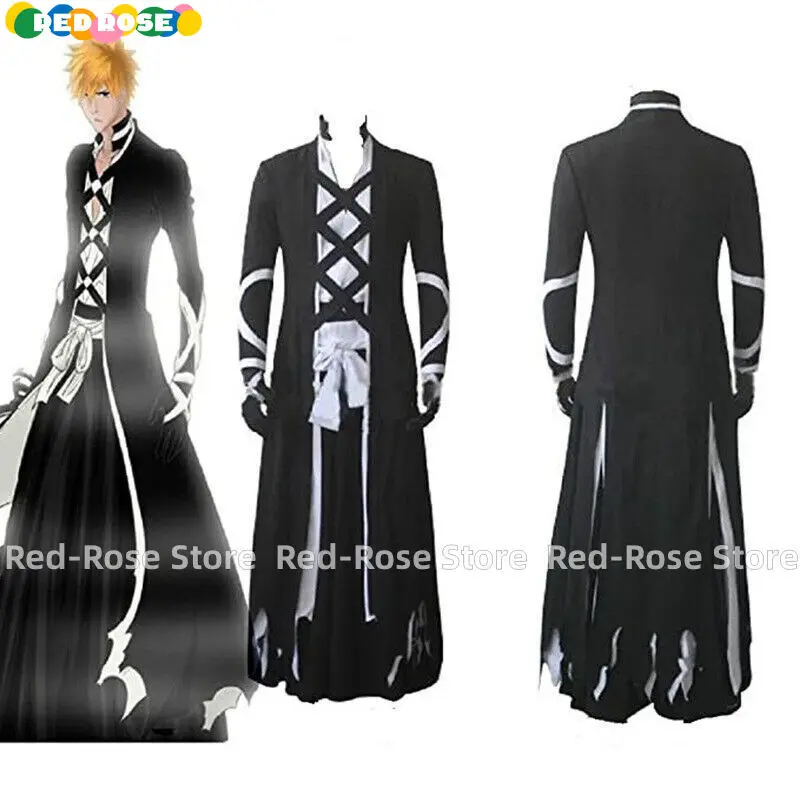 Cosplay Kurosaki Ichigo Perform Robe Dress Full Set Halloween Costume Carnival Party Suit Christmas
Cosplay Kurosaki Ichigo Perform Robe Dress Full Set Halloween Costume Carnival Party Suit Christmas