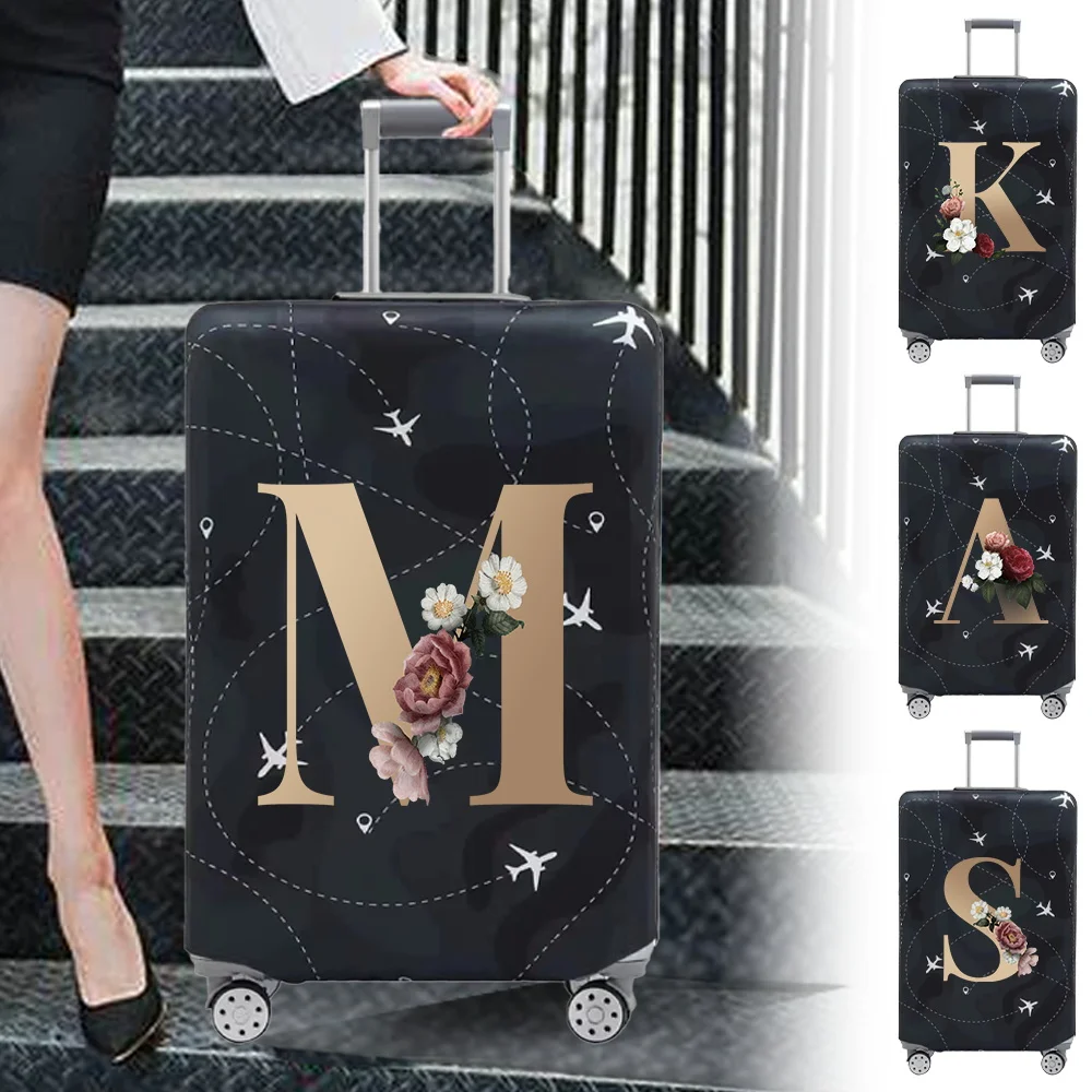 Luggage Compartment Protective Cover Gold Letter Series Black Wear Resistant Fabric Dust Cover for18-32 Inch Travel Case Covers
Luggage Compartment Protective Cover Gold Letter Series Black Wear Resistant Fabric Dust Cover for18-32 Inch Travel Case Covers