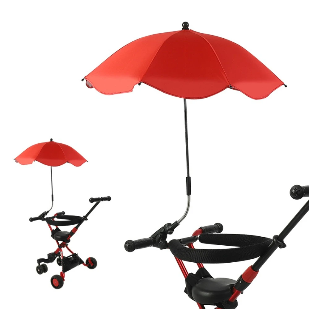 360° Baby Stroller Folding Umbrella UV Sun Rain Protection Sunshade Baby Pram Parasol Outdoor Adjustable Pushchair Canopy
360° Baby Stroller Folding Umbrella UV Sun Rain Protection Sunshade Baby Pram Parasol Outdoor Adjustable Pushchair Canopy